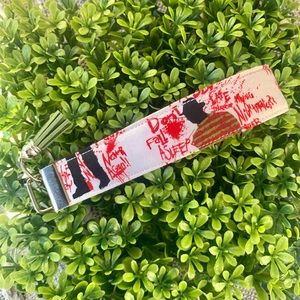 Freddy Krueger fabric keychain fob